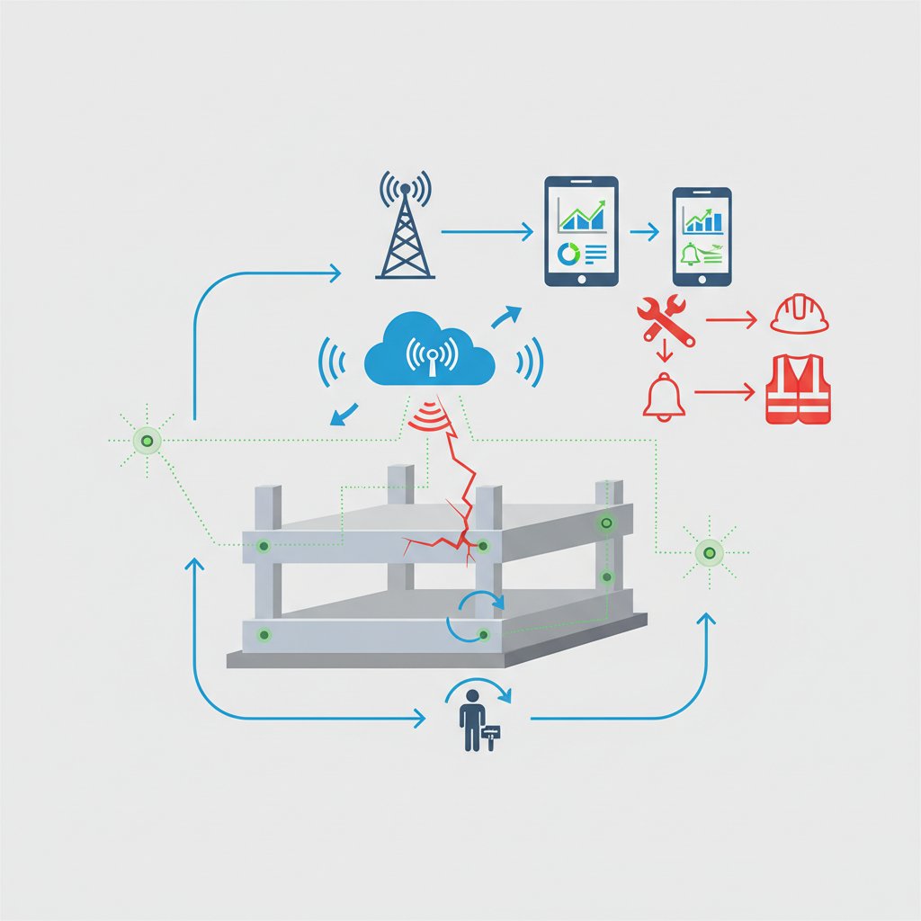 Інтернет речей (IoT) у будівництві: як датчики контролюють стан конструкцій у реальному часі