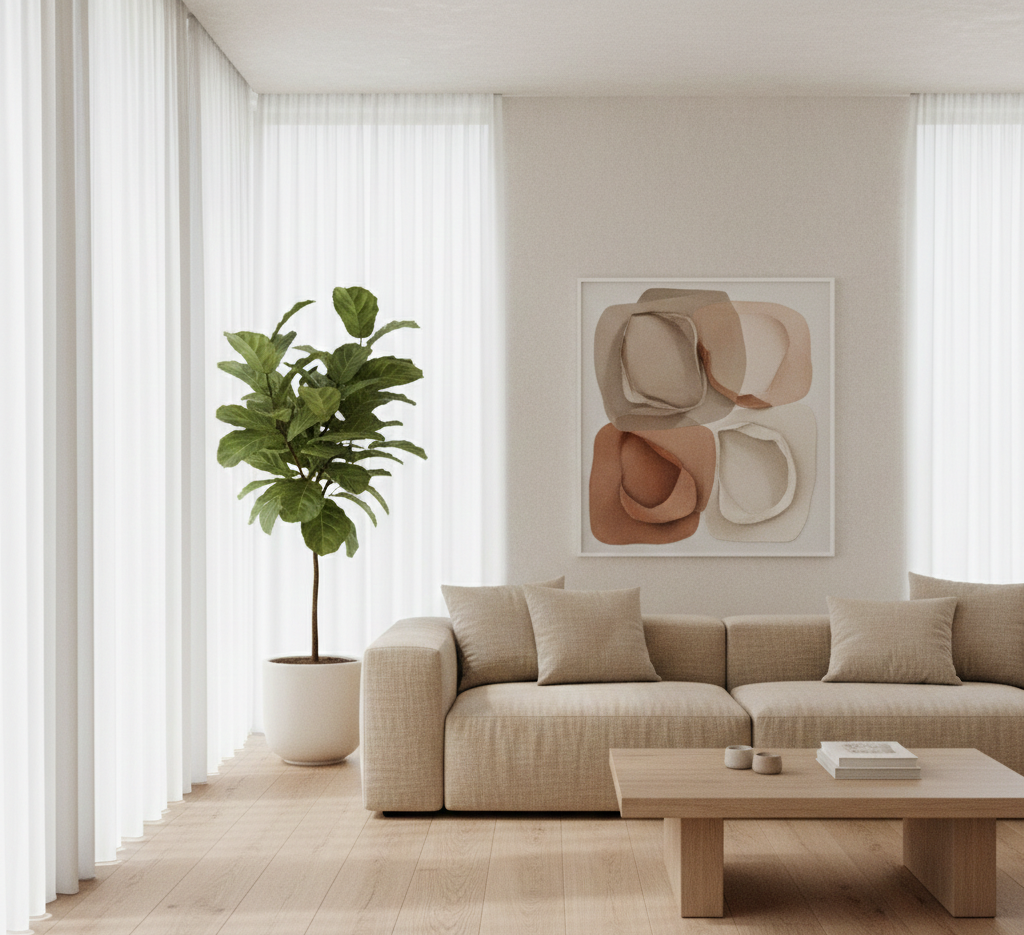 вітальня в стилі Soft Minimalism